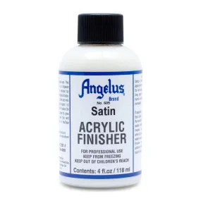 Angelus Acrylic Leather Finisher - 4 oz. Bottle - No. 605 Satin