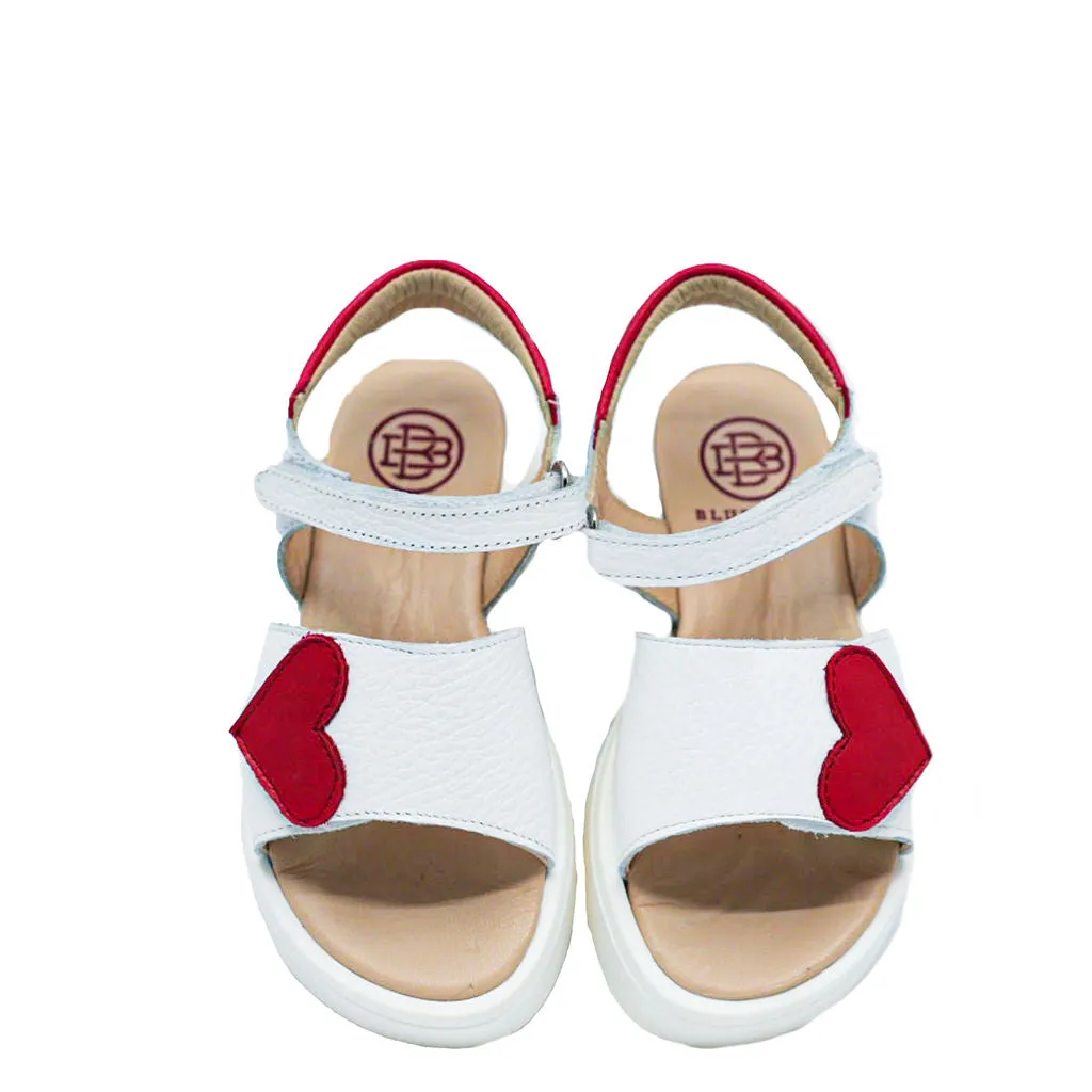Blublonc Heart Velcro Sandal