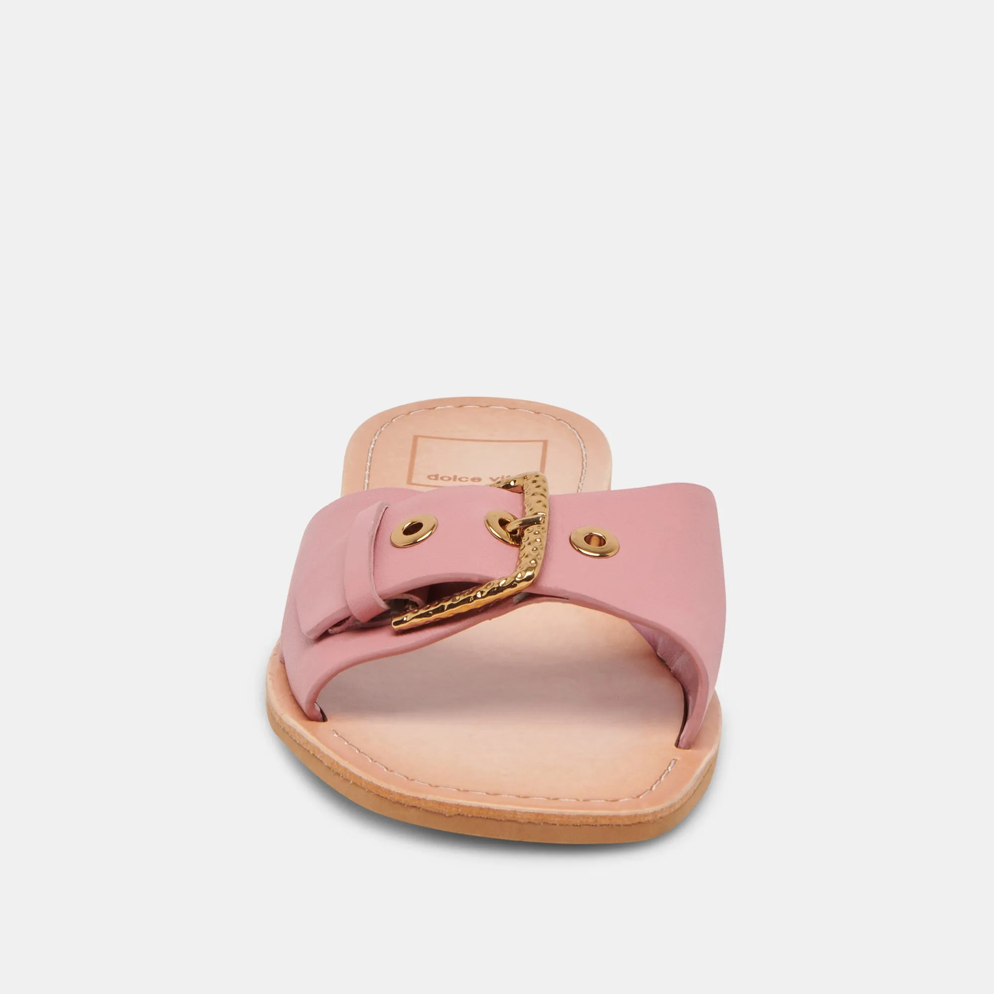 CABANA SANDALS DARK ROSE LEATHER