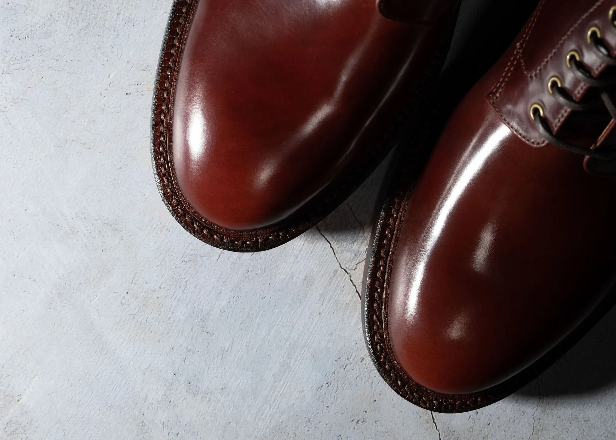 Edward Boot Garnet Shell Cordovan
