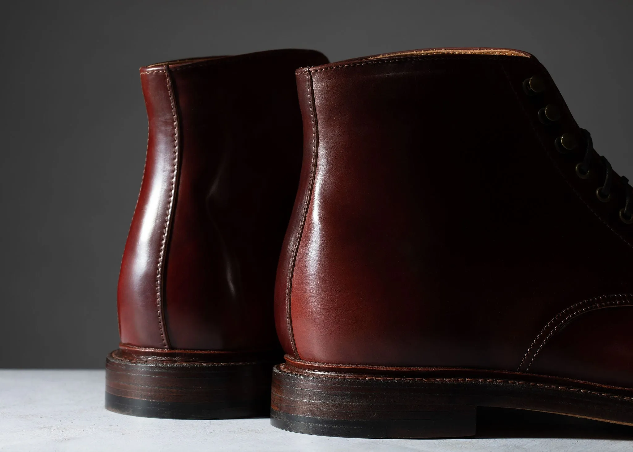 Edward Boot Garnet Shell Cordovan