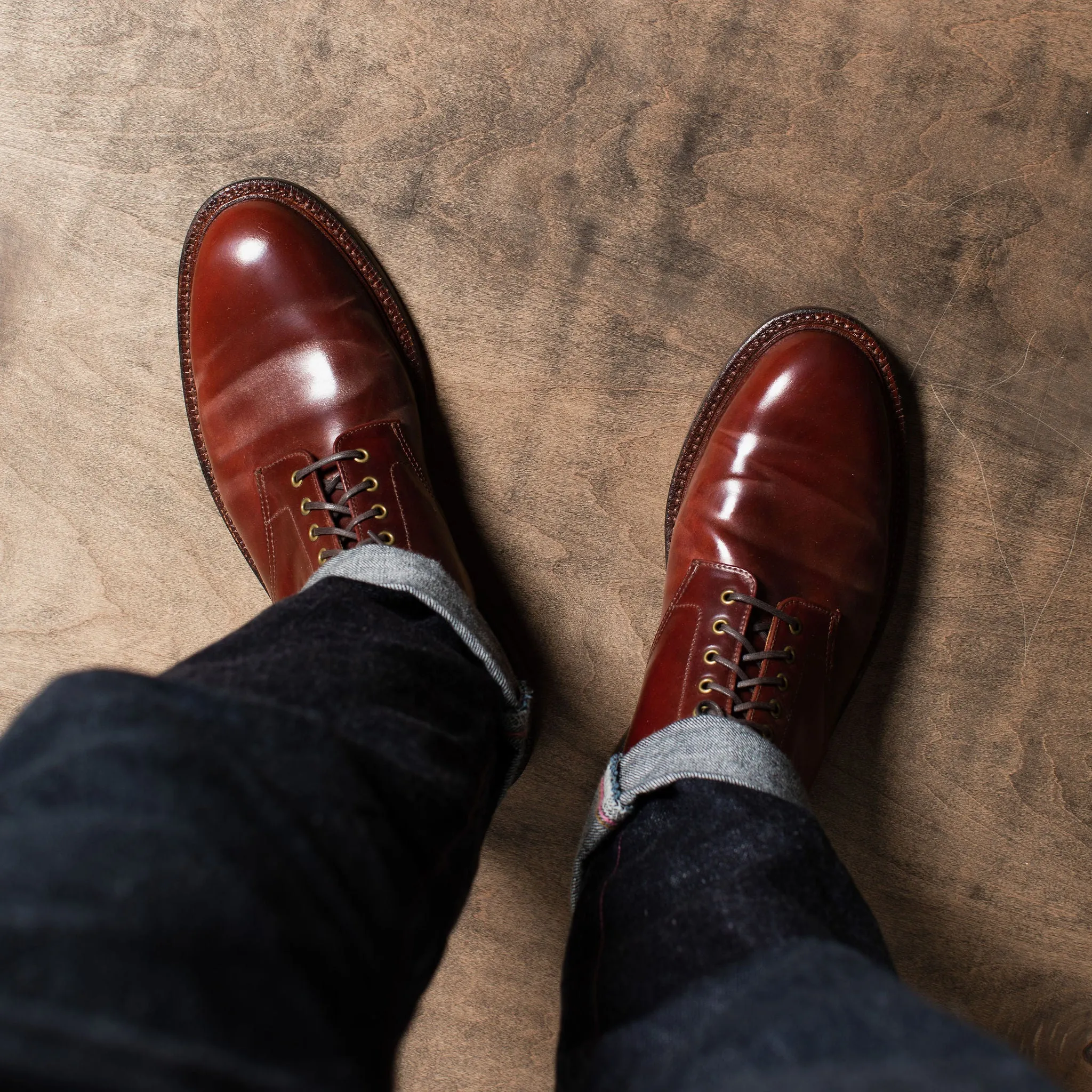 Edward Boot Garnet Shell Cordovan
