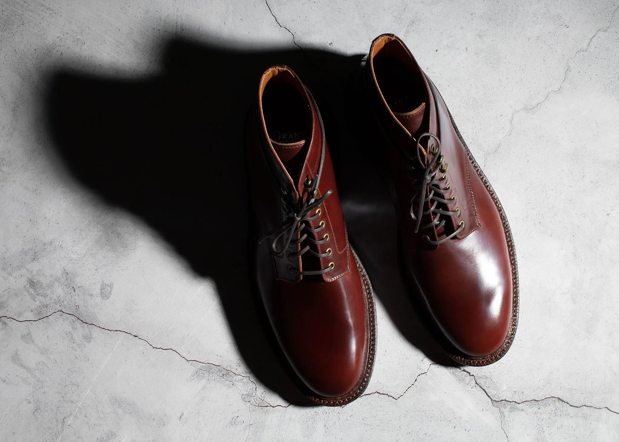 Edward Boot Garnet Shell Cordovan