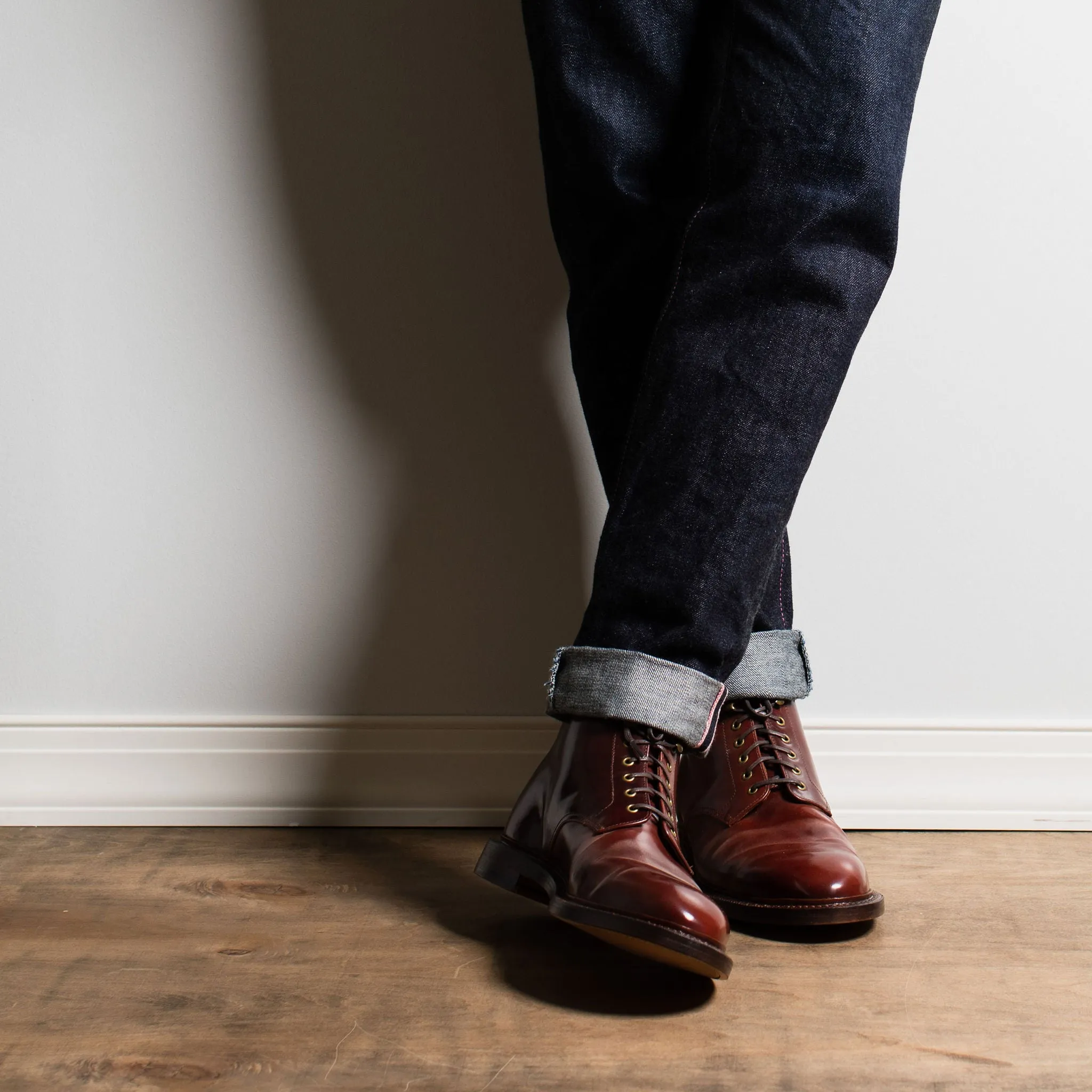 Edward Boot Garnet Shell Cordovan