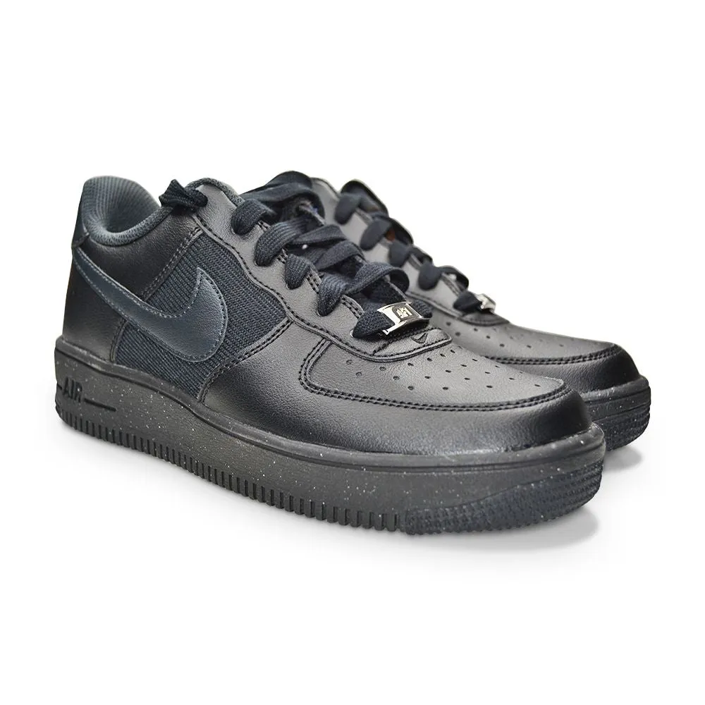 Juniors Nike Air Force 1 Crater NN (GS) - DH8695 001 - Black Off Noir Volt