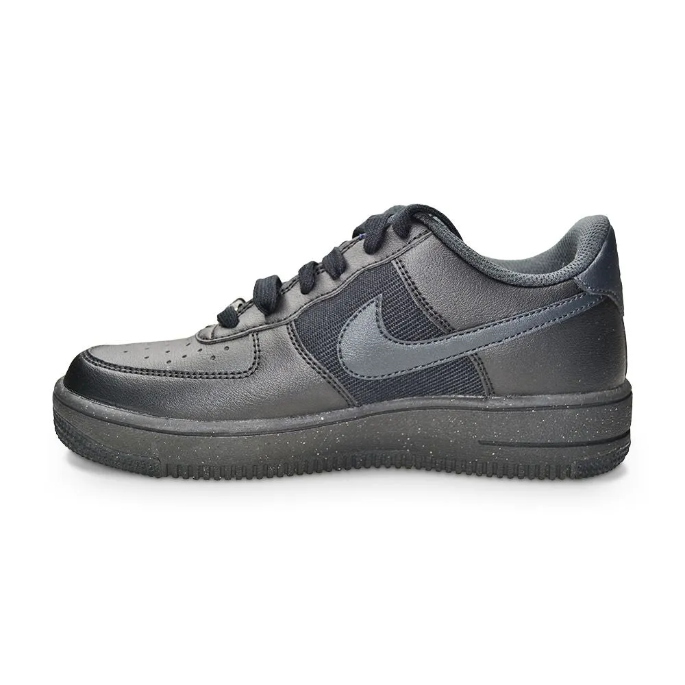 Juniors Nike Air Force 1 Crater NN (GS) - DH8695 001 - Black Off Noir Volt