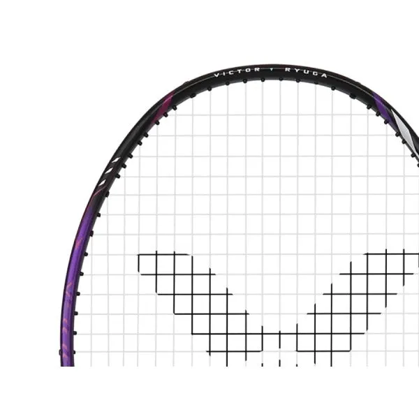 Victor Thruster K RYUGA II Power Series G5 Badminton Racket (Unstrung) - Black